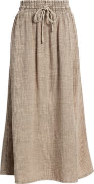 Splendid Adele Cotton Gauze Maxi Skirt