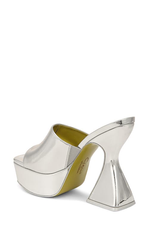 Circus Ny By Sam Edelman Avery Platform Sandal In Soft Silver