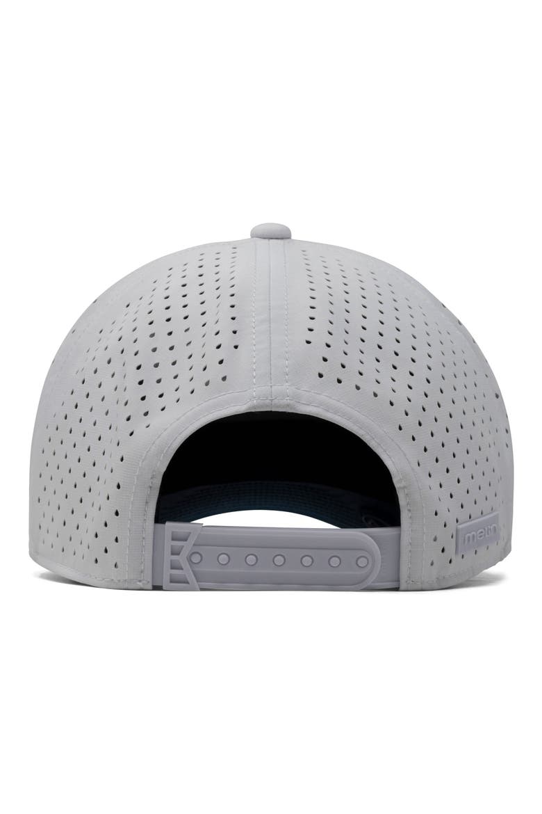 Odyssey Rope Seaport Hydro Adjustable Performance Ball Cap, Alternate, color, STEEL BLUE/ WHITE