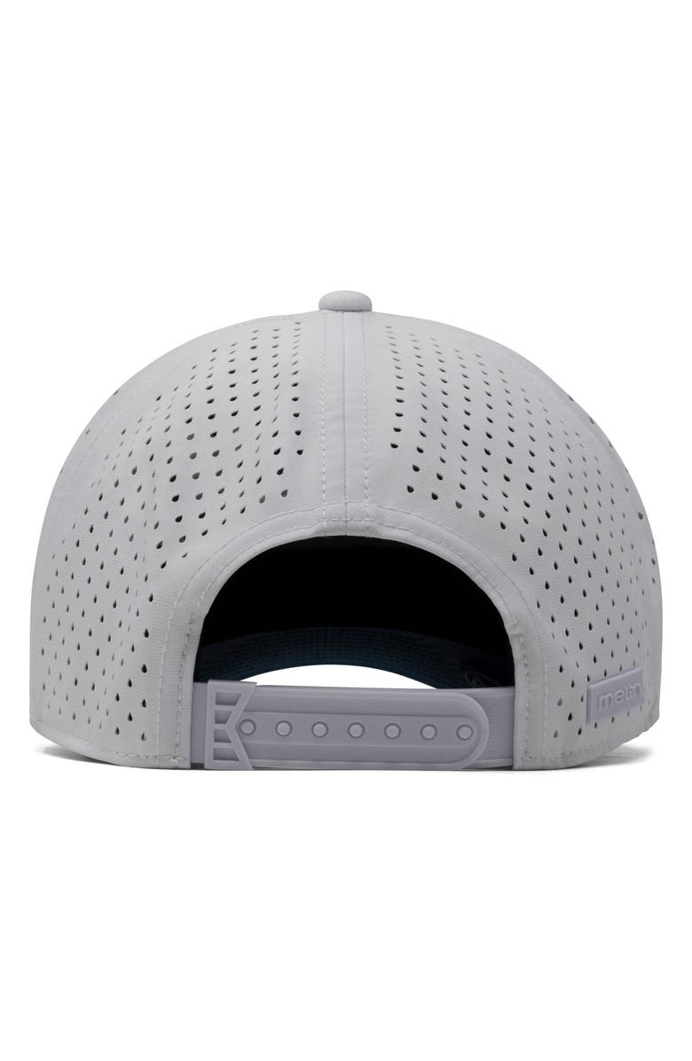 Melin Odyssey Rope Seaport Hydro Adjustable Performance Ball Cap, Alternate, color, Steel Blue/ White
