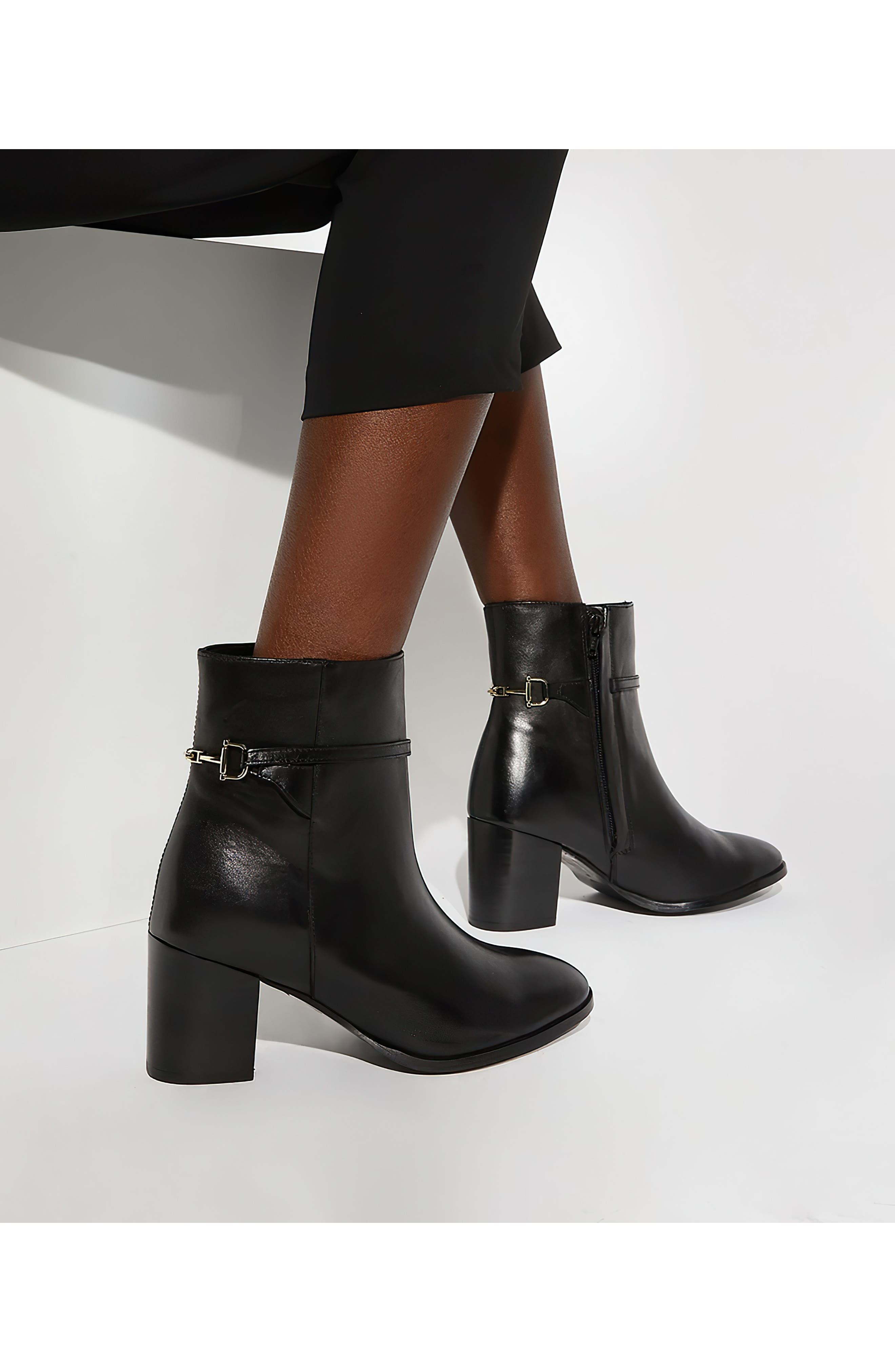 Dune London Patos Bootie, Alternate, color, Oxford
