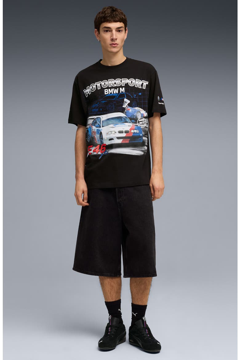 BMW M Motorsport Cotton Graphic T-Shirt, Alternate, color, PUMA BLACK