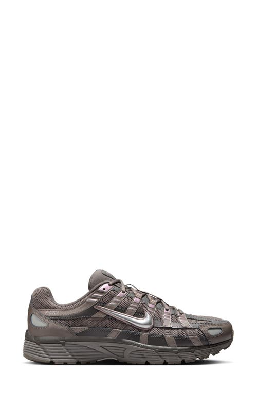 Nike P-6000 Sneakers In Dark Gray And Silver In Cave Stone/silver/ash