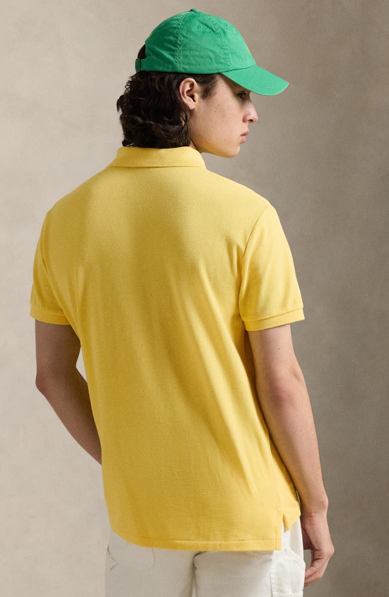 Polo Ralph Lauren The Iconic Cotton Mesh Polo, Alternate, color, Sunfish Yellow/ C7109