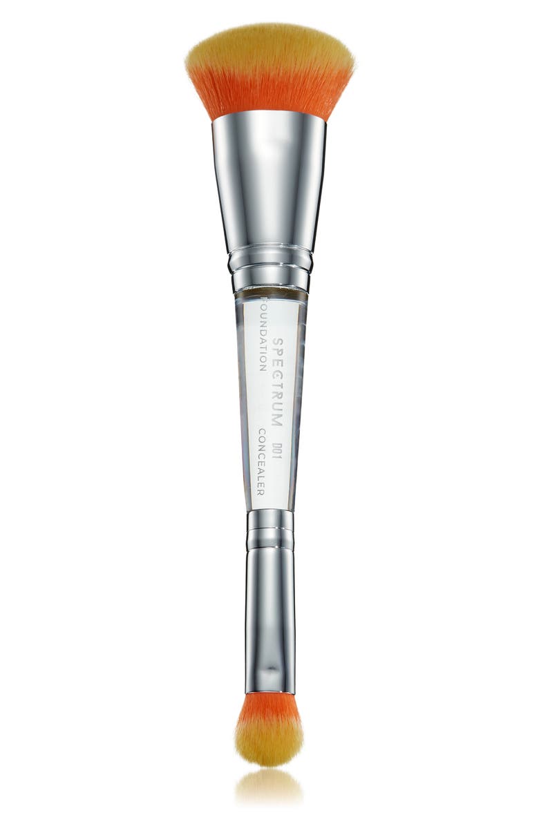 SPECTRUM Brush Club Base Brush Duo Makeup Brush, Alternate, color, Yellow