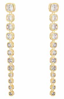 EYE CANDY LOS ANGELES Colette Cubic Zirconia Drop Earrings