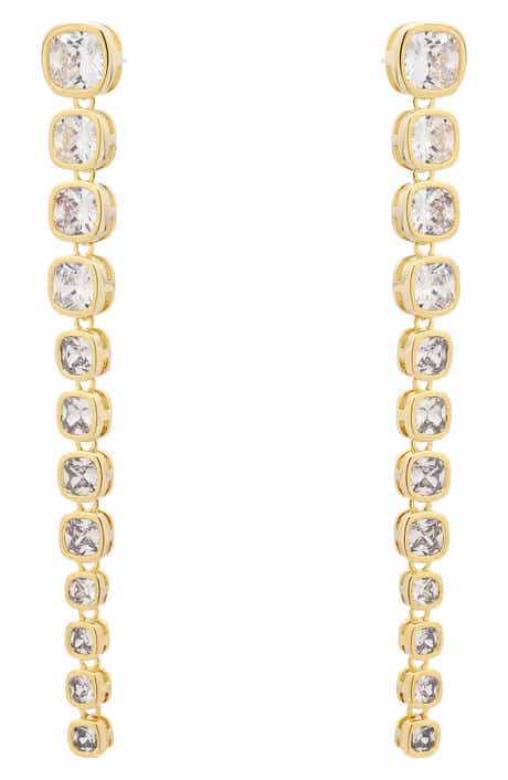 EYE CANDY LOS ANGELES Colette Cubic Zirconia Drop Earrings