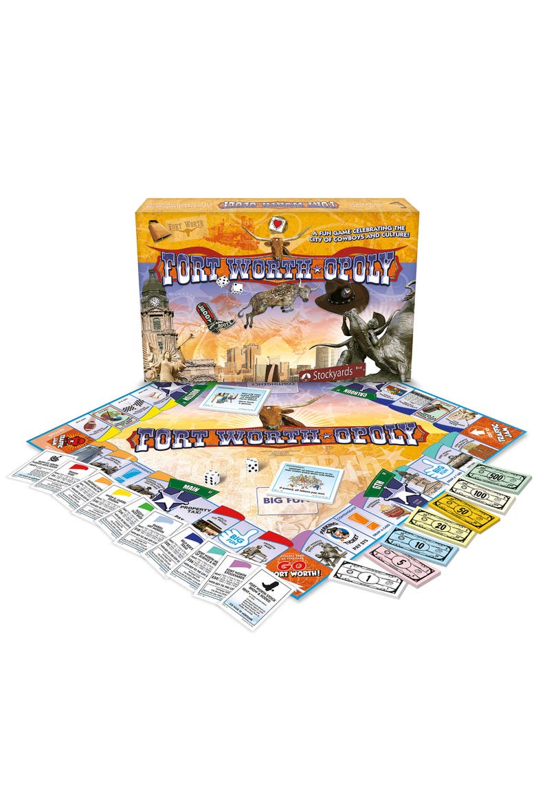 Fort Worthopoly Family Board Game, Alternate, color, Multicolored