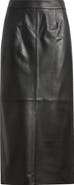 Nordstrom Leather Pencil Skirt