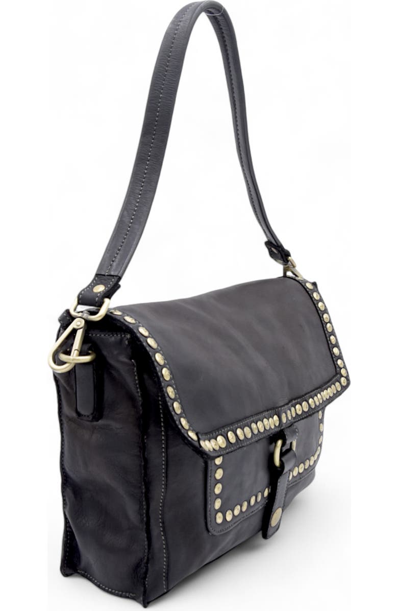 Bolsa Nova Emily Studded Shoulder Bag, Alternate, color, Black