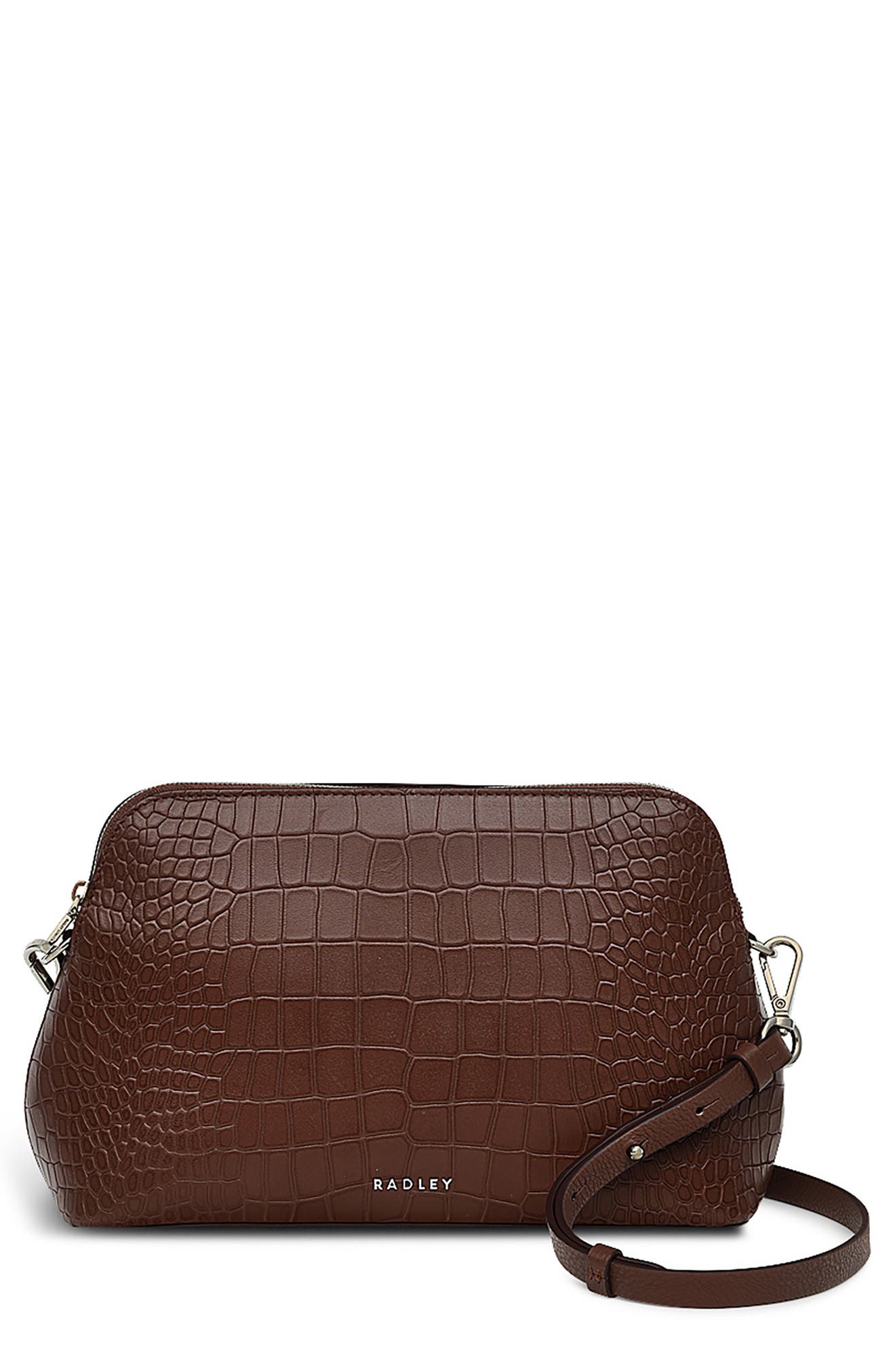 Radley Liverpool Street Croc Embossed Crossbody Bag