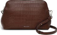 Radley Liverpool Street Croc Embossed Crossbody Bag