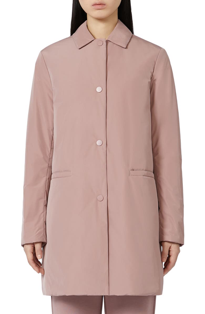 MM by Max Mara Front Snap Coat, Main, color, Pink