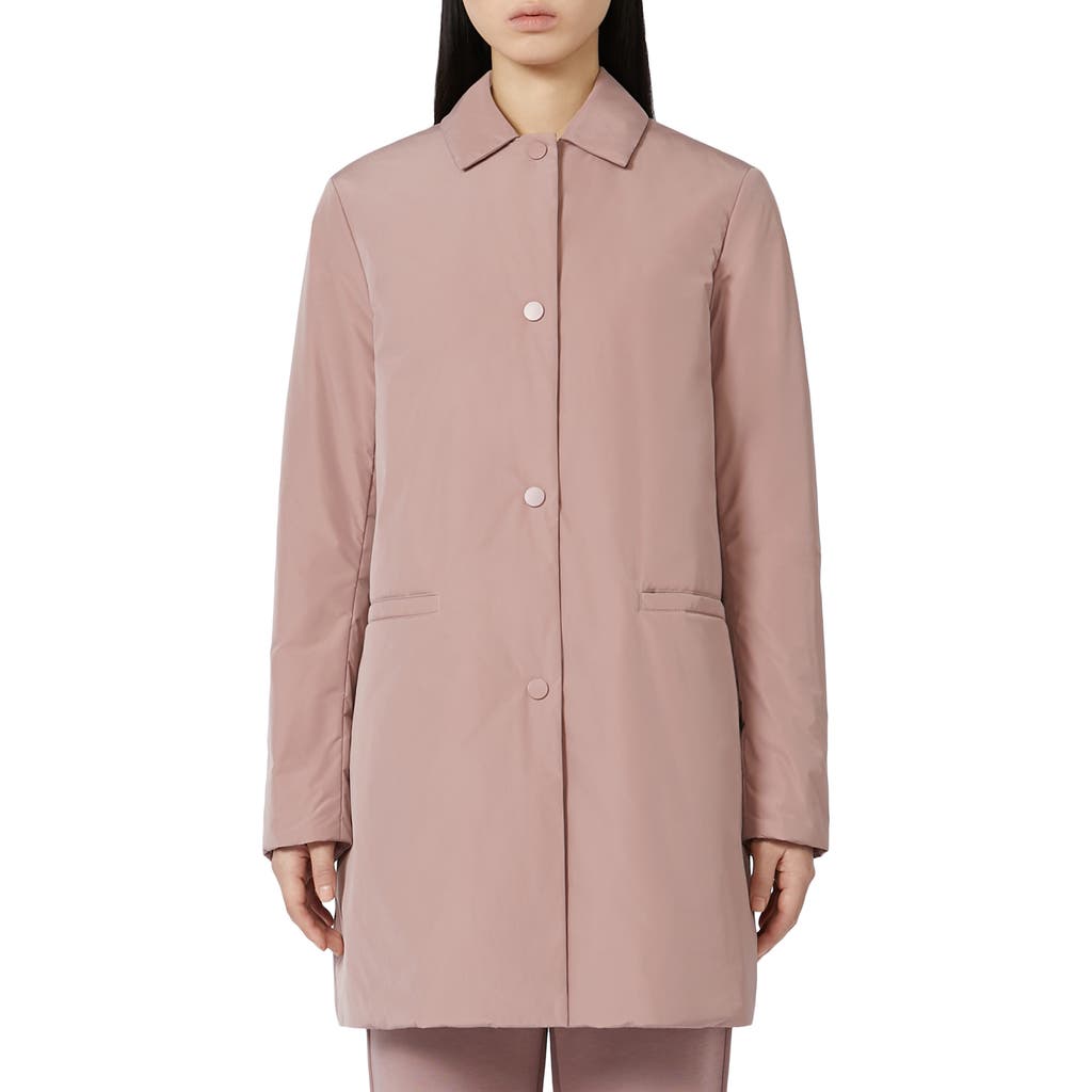 Weekend Max Mara Front Snap Coat In Pink