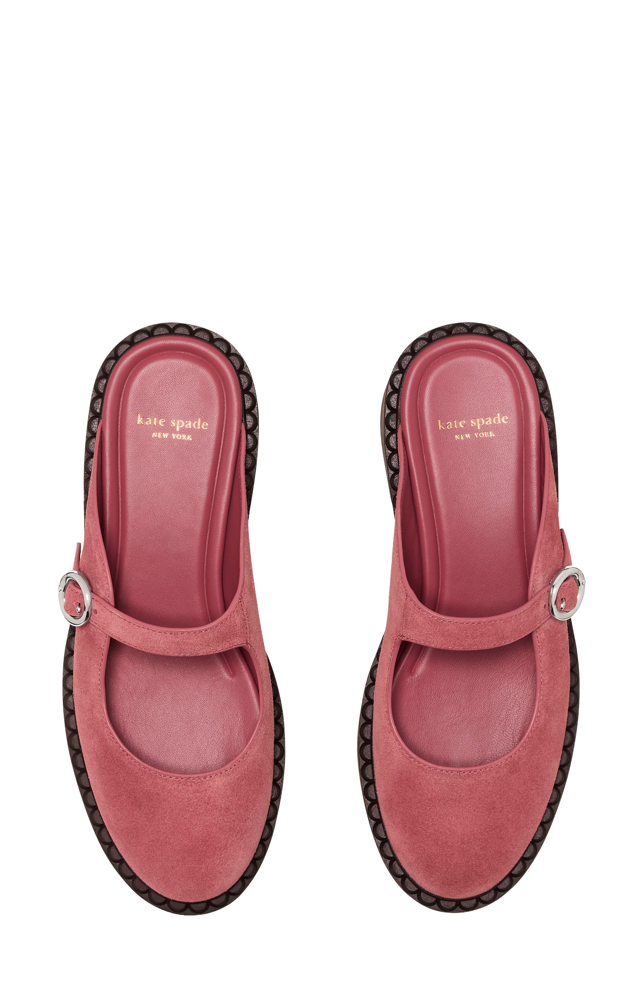 Halo Mary Jane Mule, Alternate, color, POMEGRANATE.