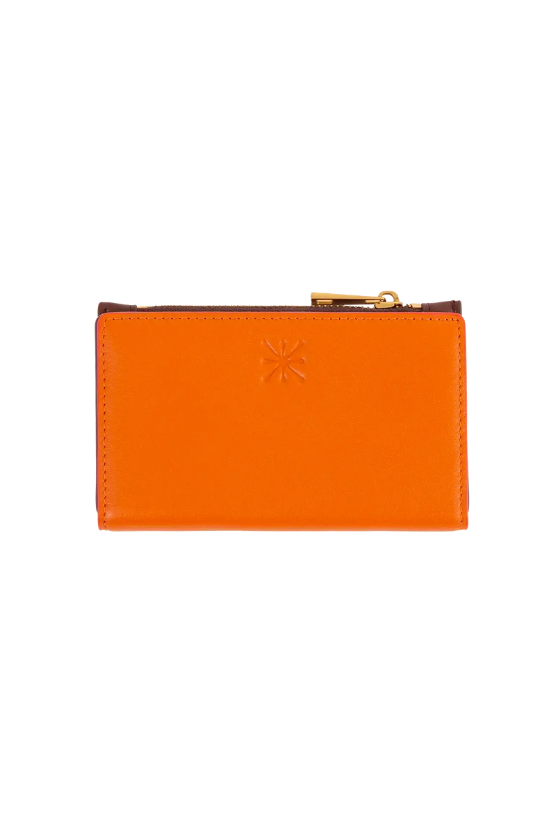 Modular Leather Wallet, Alternate, color, Orange