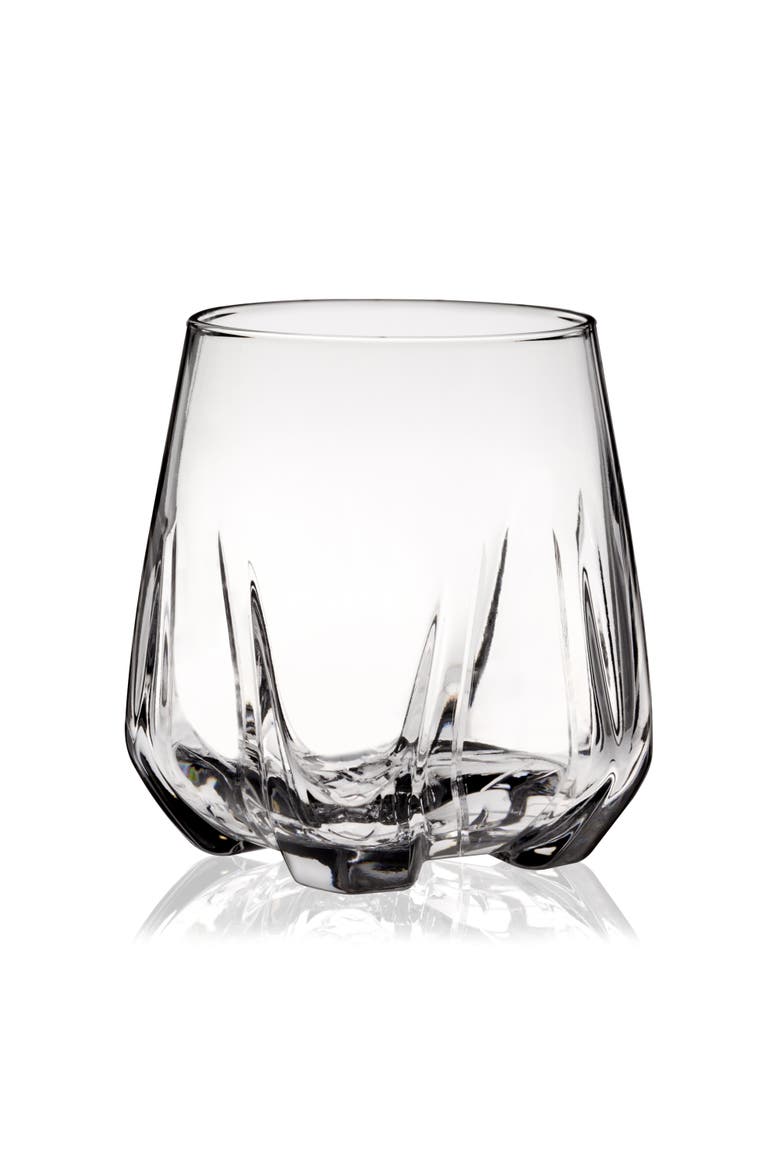 Apollo Crystal Whiskey Tumbler, Main, color, Clear