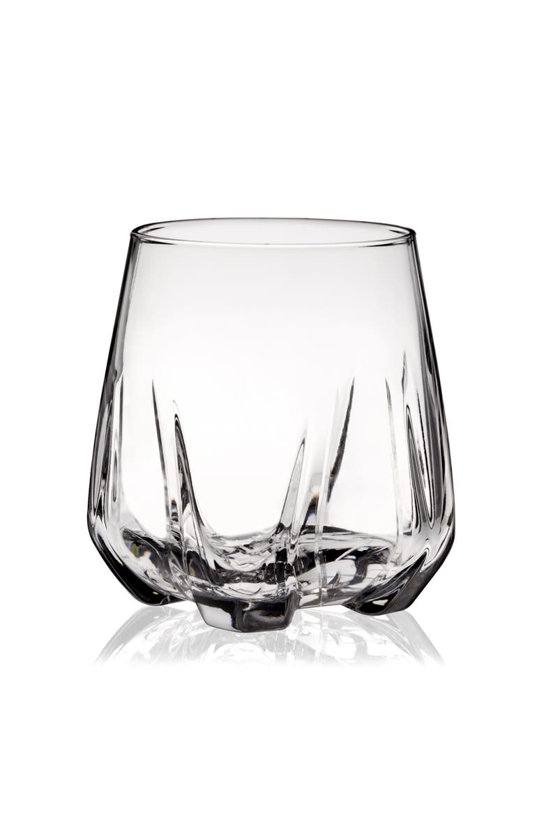 Viski Apollo Crystal Whiskey Tumbler, Main, color, Clear