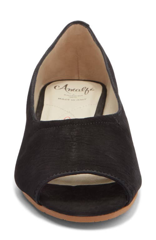 Amalfi By Rangoni Damien Peep Toe Pump In Black