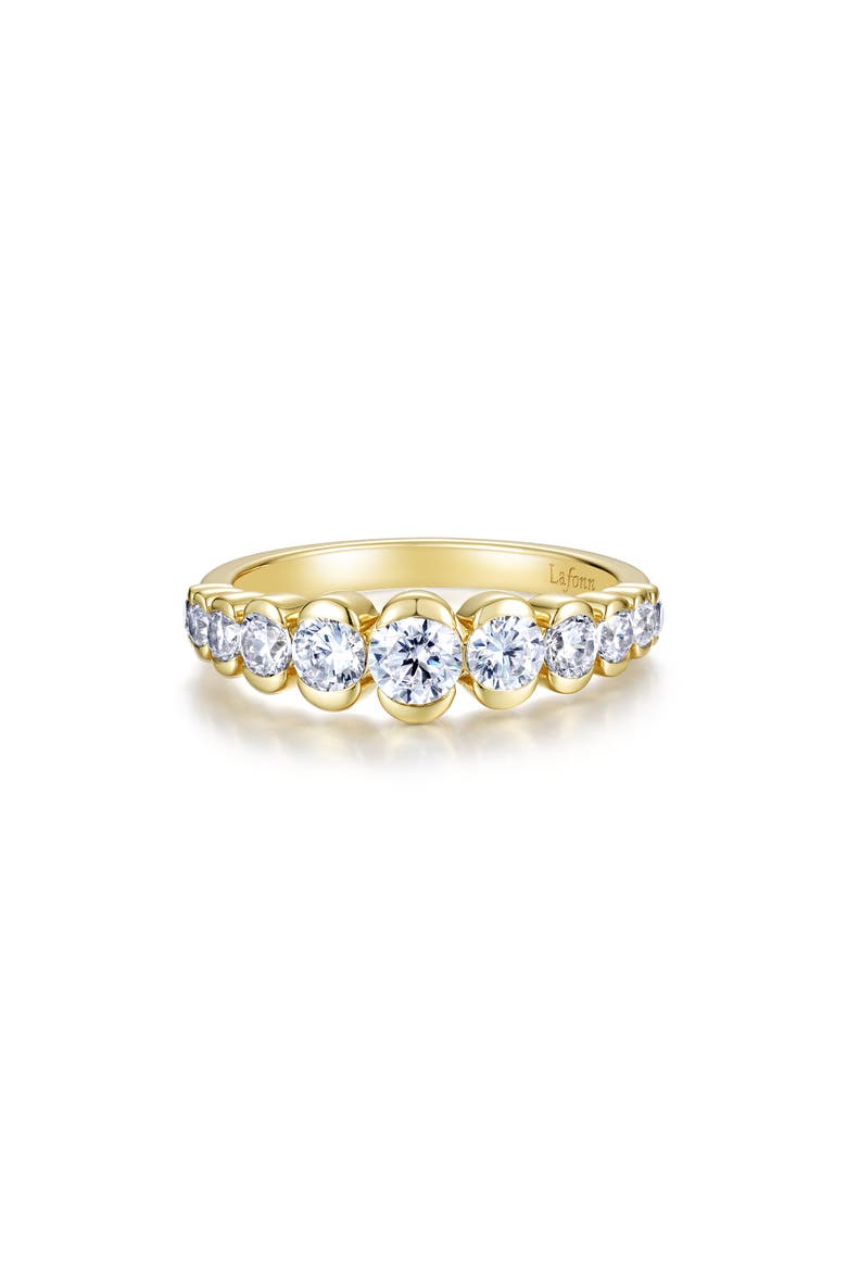 Willow Simulated Diamond Band Ring, Main, color, GOLD