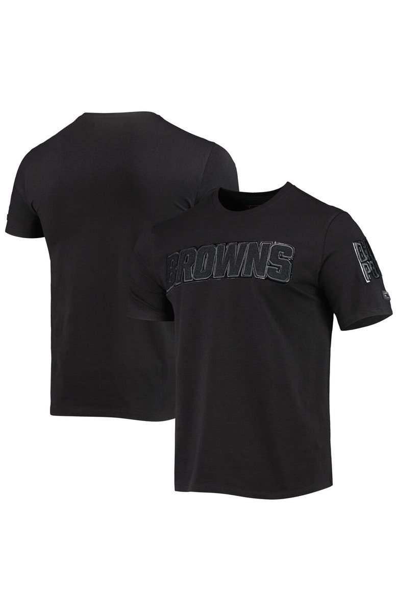 PRO STANDARD Men's Pro Standard Black Cleveland Browns Logo Pro Team Shirt, Main, color, Black