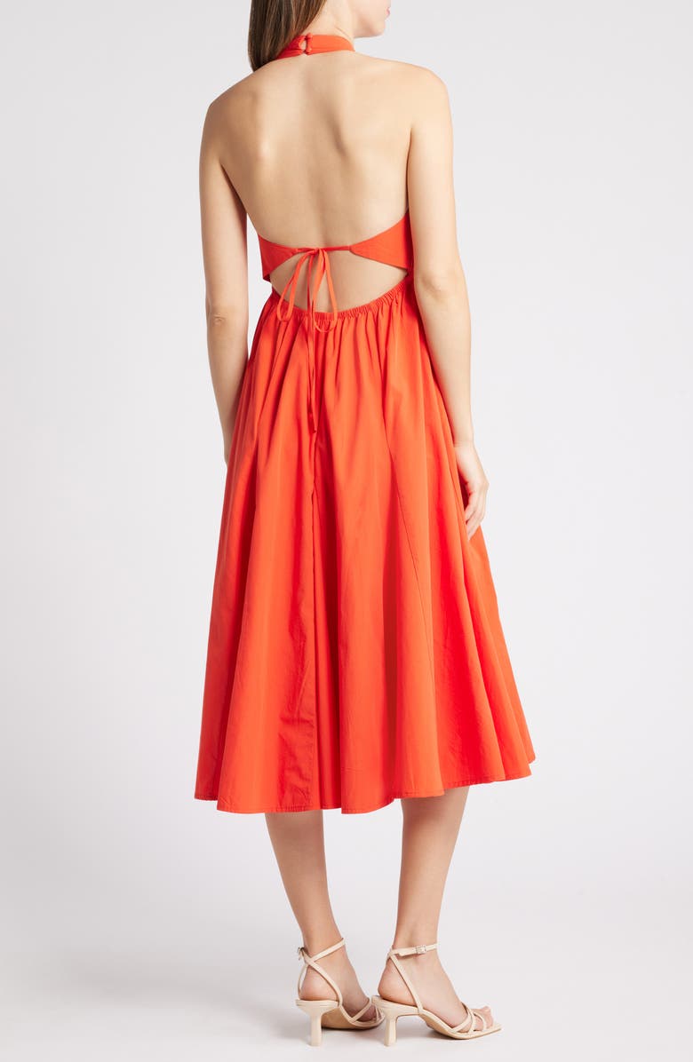 Du Paradis Bahama Halter Sundress, Alternate, color,