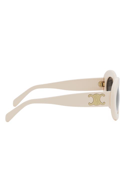 Celine Triomphe 53mm Round Sunglasses