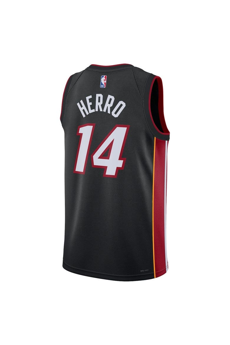 Unisex Nike Tyler Herro Black Miami Heat Swingman Jersey - Icon Edition, Alternate, color, Black
