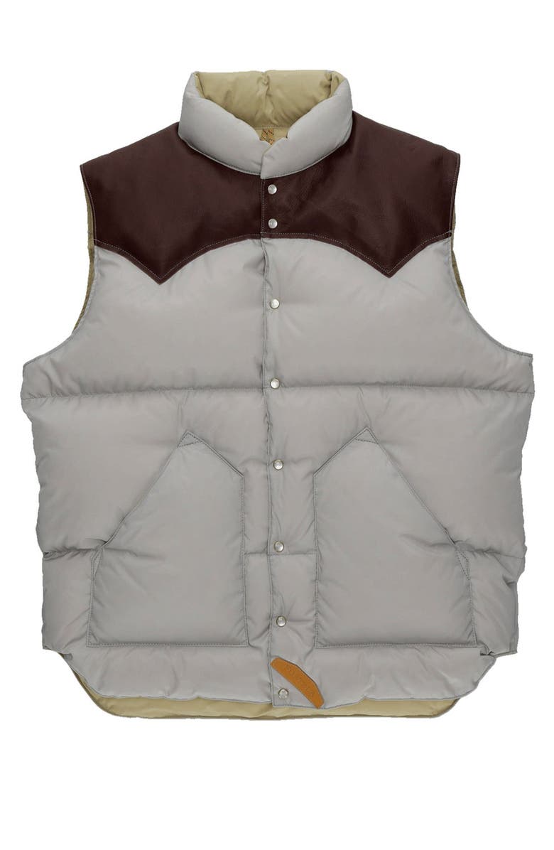 Fortela Down Rocky Mountain Featherbed X Fortela Vest, Main, color, Grey