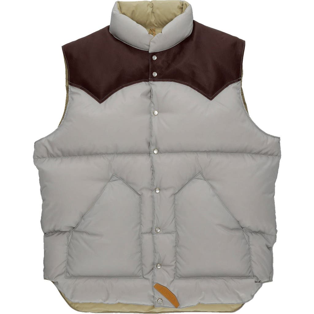 Fortela Down Rocky Mountain Featherbed X Vest In Gray
