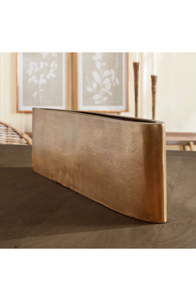 Napa Home & Garden Joss Vase, Alternate, color, Gold