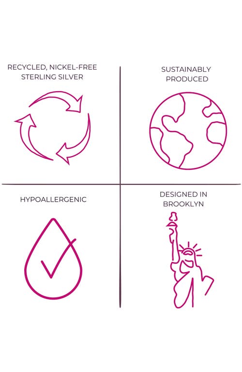 Seed2stone Beauty-bar Necklace In Silver