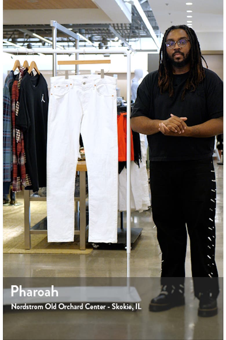 Varick Slim Straight Leg Jeans video