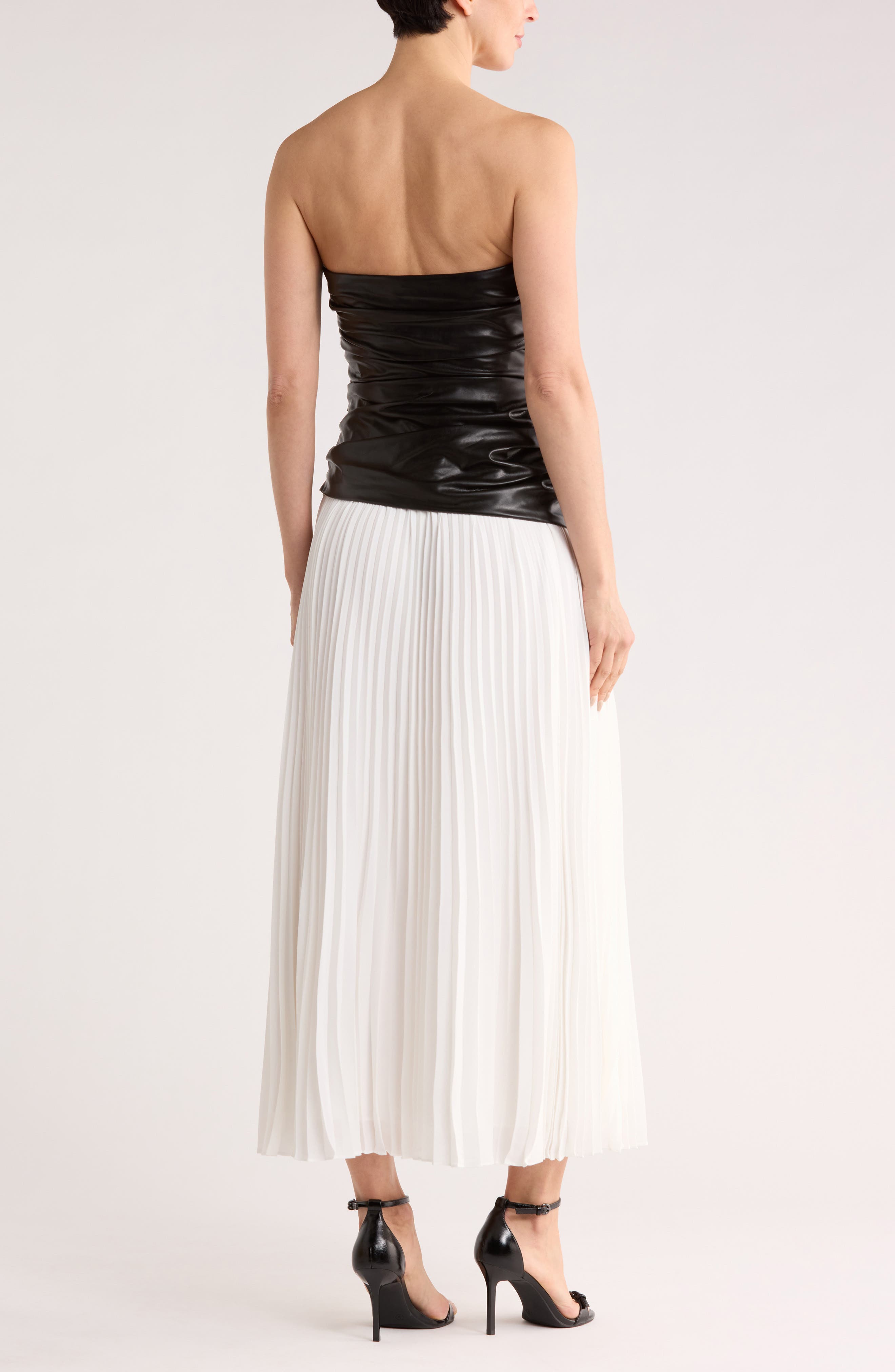 Arie Strapless Bustier Midi Dress - image 2