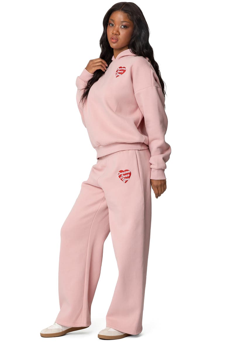 Someone Loves You Hoodie, Alternate, color, PINK