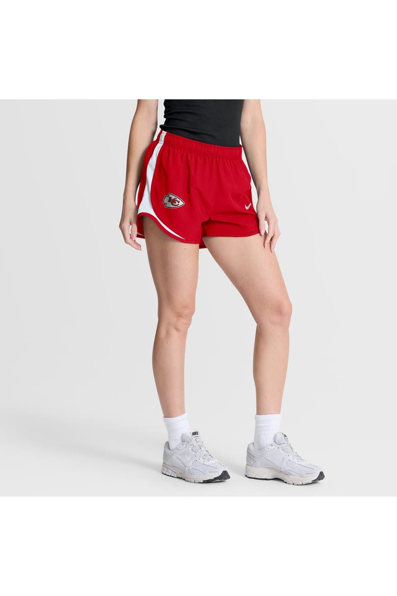 Women's Nike Red Kansas City Chiefs Tempo Mid-Rise Dri-FIT Shorts, Main, color, Red