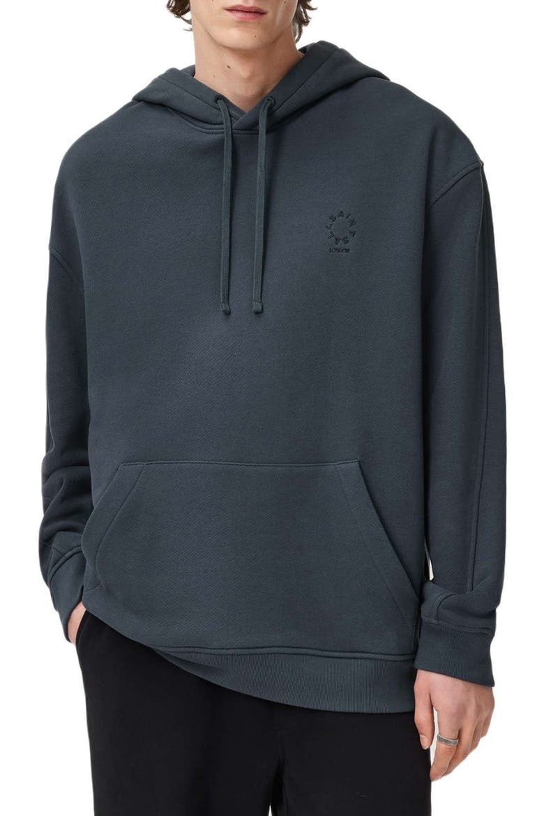 Haven Oversize Cotton Hoodie, Main, color, MOONSTONE BLUE