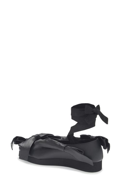 Comme Des Garçons X Phileo Platform Ballet Flat In Animal Print