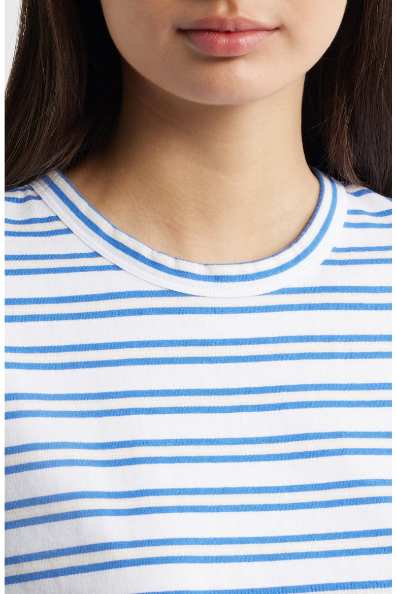 Perfect Crewneck Cotton Jersey T-Shirt, Alternate, color, WHITE