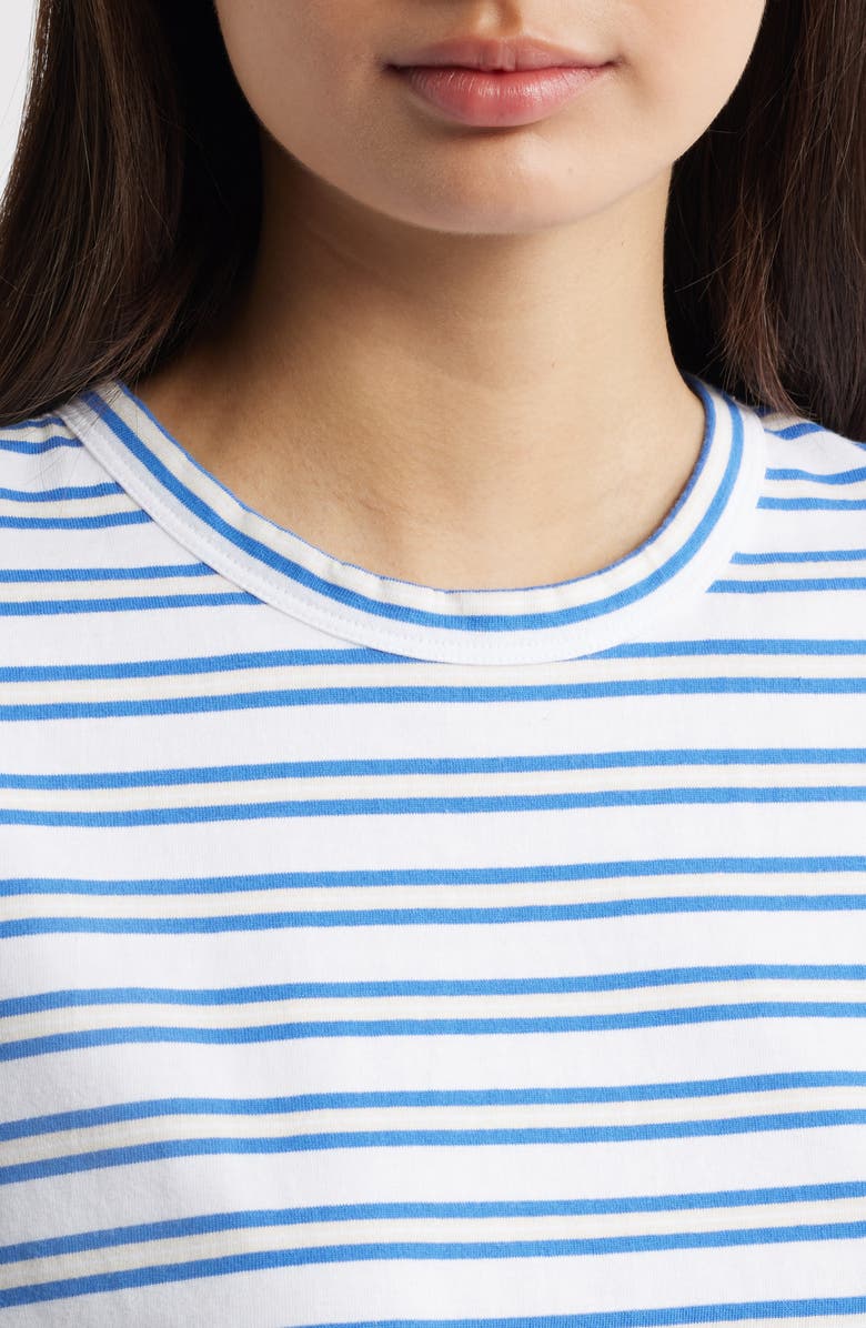 Madewell Perfect Crewneck Cotton Jersey T-Shirt, Alternate, color, White