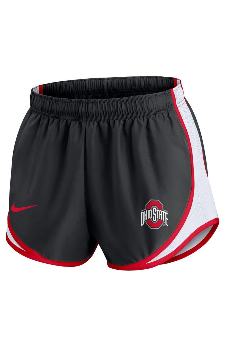 Nike Women
s Nike Black Ohio State Buckeyes Spring Break Tempo Performance Shorts, Alternate, color, 