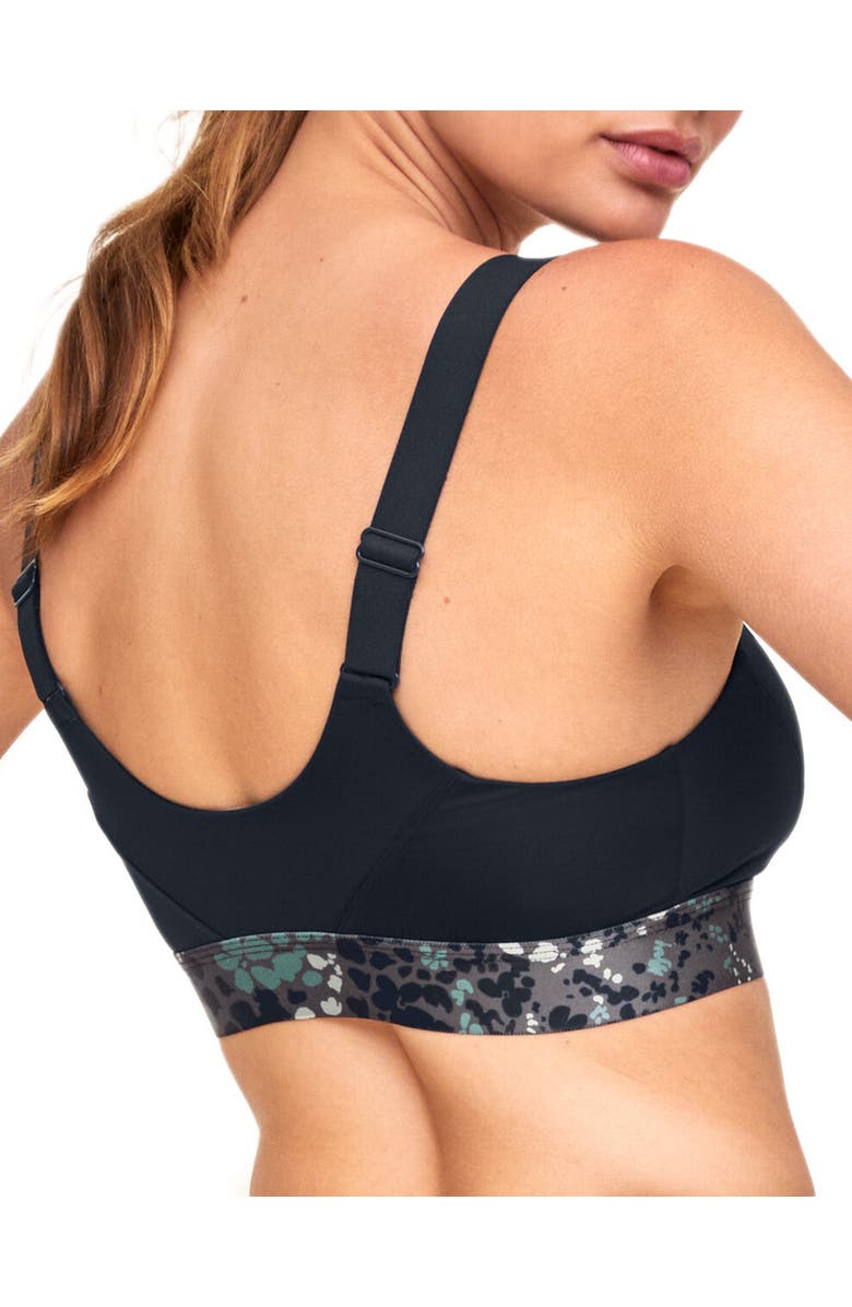 Adore Me Michelle Low-Impact Sports Bra, Alternate, color, Dark Blue