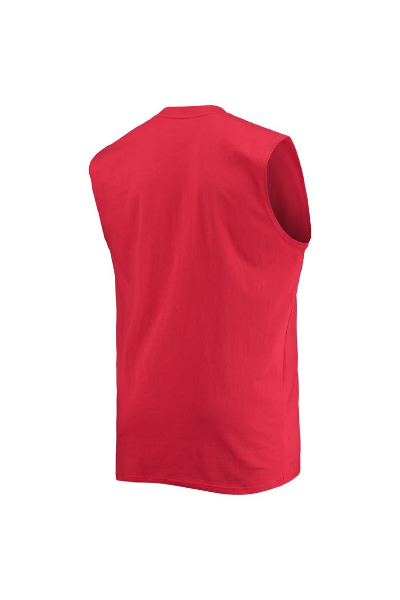 Men's Red Los Angeles Angels Big & Tall Jersey Muscle Tank Top, Alternate, color, Red