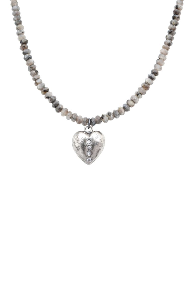 Collection 1304 Shining Love, Night Sky Silver Necklace, Main, color, Silver