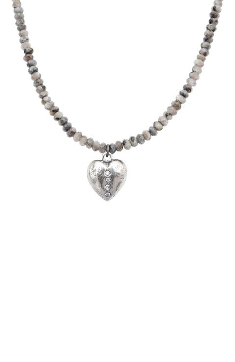 Shining Love, Night Sky Silver Necklace