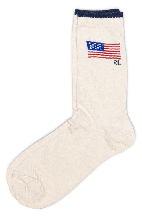 Flag On Crew Socks