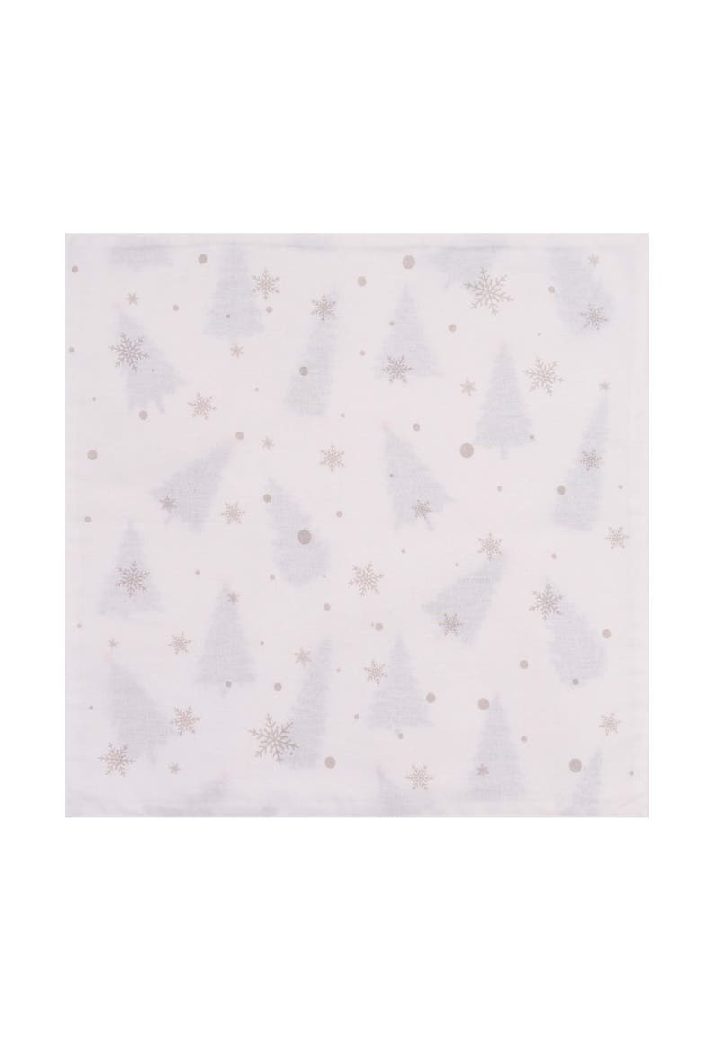 Christmas Forest Set of 6 Cloth Napkins, Alternate, color, Green