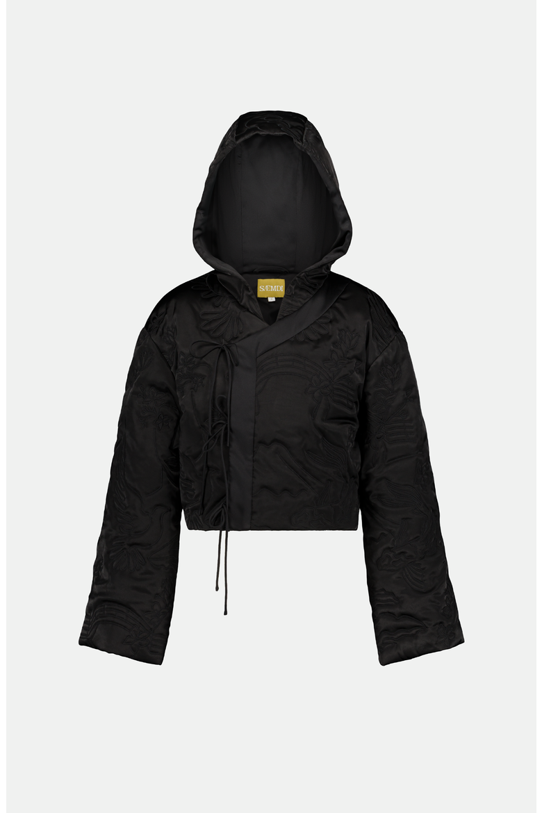 Embroidered Jacket, Main, color, Black