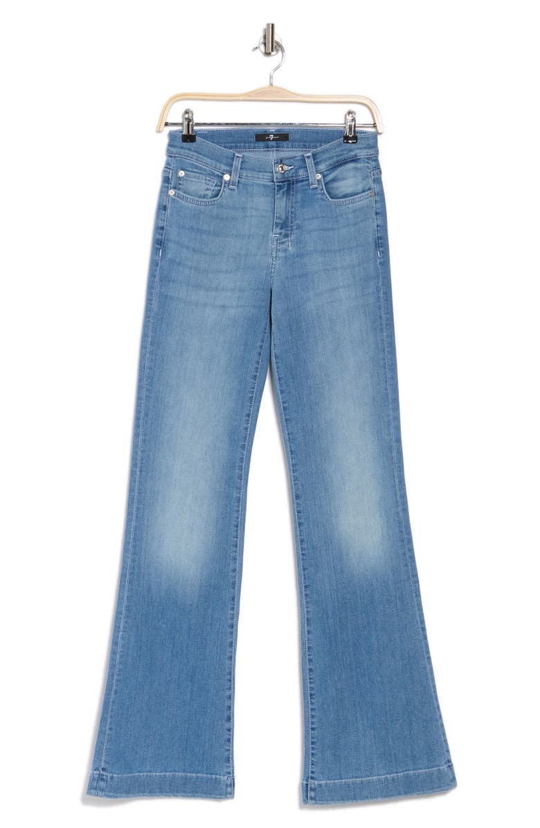 7 For All Mankind Dojo Mid Rise Flare Jeans, Alternate, color, Slim Evolution