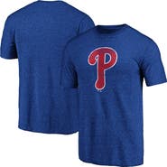 PROFILE Men's Profile Royal Philadelphia Phillies Big & Tall Weathered Logo T-Shirt